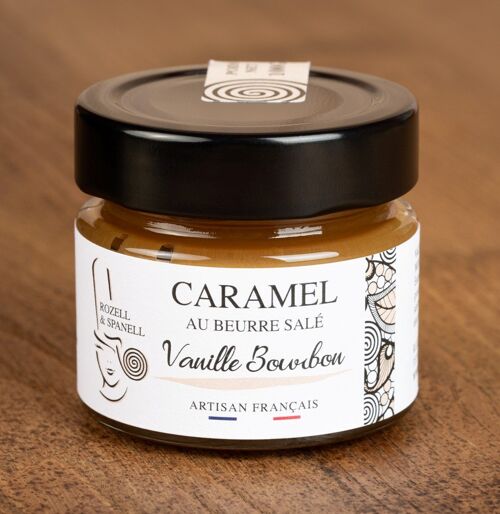 Caramel au beurre sale vanille bourbon 100g