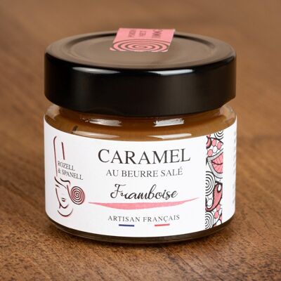 Caramel au beurre sale framboise 100g