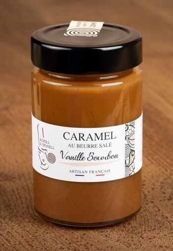 Caramel au beurre sale vanille bourbon 220g