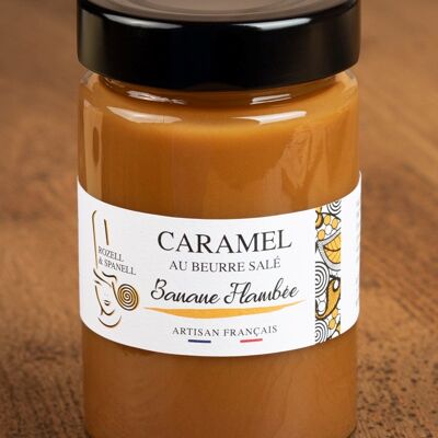 Caramel au beurre sale banane flambée Fête des Pères