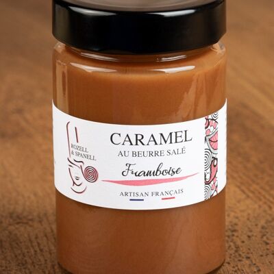 Caramel au beurre sale framboise 220g