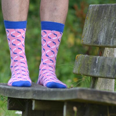 Chaussettes Narwhal Pink