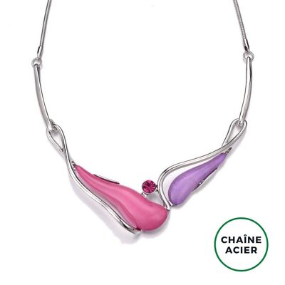Adrienne - Pink purple necklace