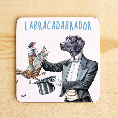 Labracadabrador Coaster - Drinks Coaster