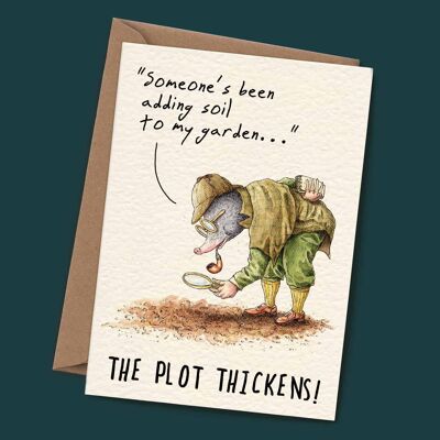Plot Thickens Card - Everyday Card