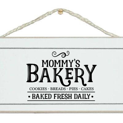 Mommy's Bakery Vintage Home Allgemeine Schilder