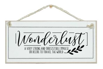 Wonderlust Définition Accueil Signes généraux