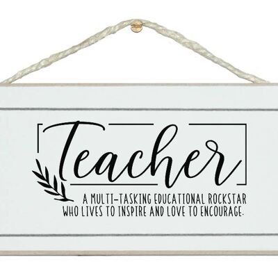 Teacher Definition Home General Signs