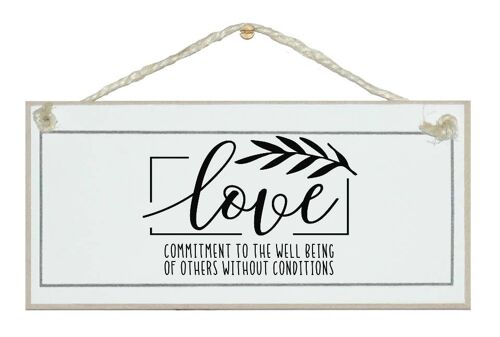 Love Definition Home General Love Signs