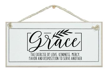 Grace Definition Accueil Signes généraux