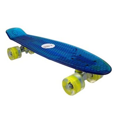 Skateboard Skateboard mit rutschfestem Board und weichen blauen Rädern