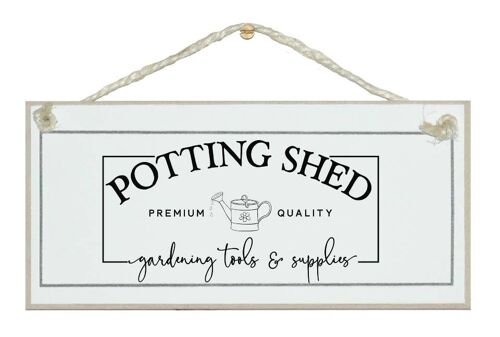Potting Shed Vintage Home Signs