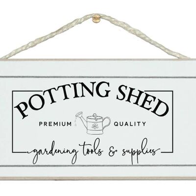 Potting Shed Vintage Home Signs