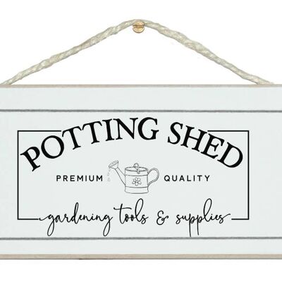 Potting Shed Vintage Home Schilder