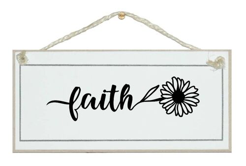 Faith, simple elegant General Signs