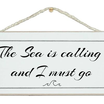 La mer appelle… Beach Home Signs