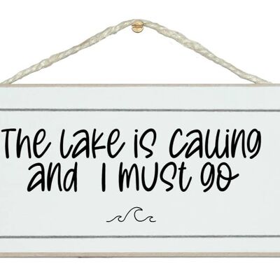 The lake is calling… Beach Signs