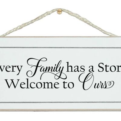 Chaque famille a une histoire Home Signs