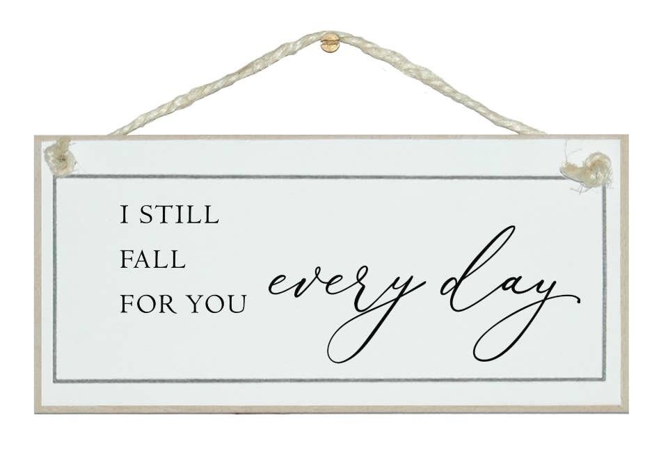 Mi innamoro ancora di te ogni giorno Segni d'Amore