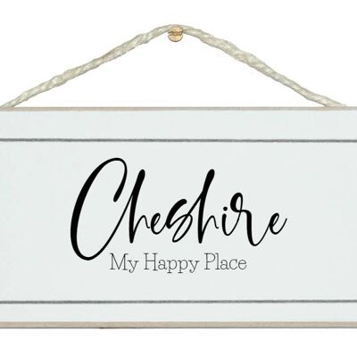 ....bespoke place/area my happy place Bespoke Signs