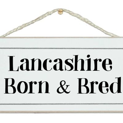 ..bespoke place/area born and bred Bespoke Signs