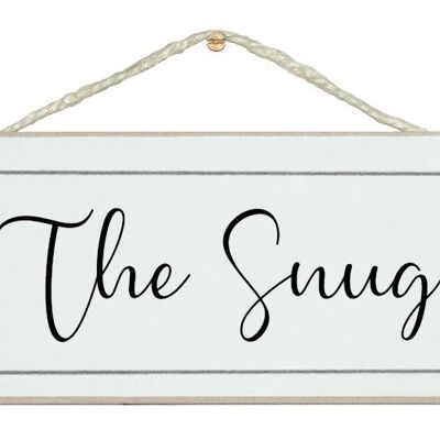 The Snug Home Signs