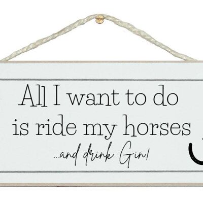 Cavalli e Gin, vino, prosecco…Animali Drink Signs |Prosecco