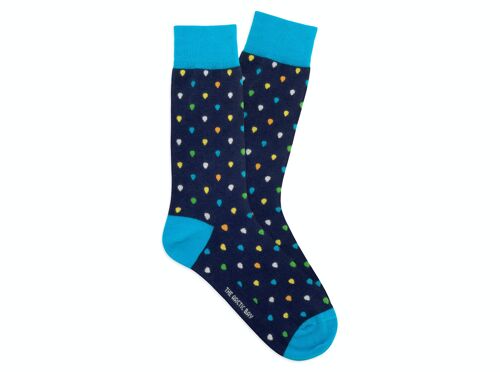 Socks Strawberry Dark blue