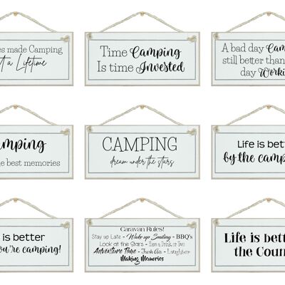 Camping Home Signs | souvenirs à vie