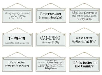 Camping Home Signs | souvenirs à vie 1