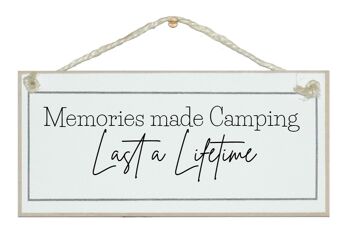 Panneaux de camping | Meilleurs souvenirs de camping 3