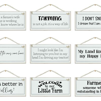 Farming Home Signs|Bauern hervorragend