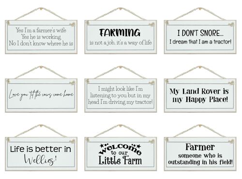 Farming Home Signs |Cows come home