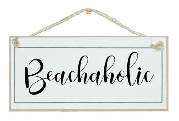 Signes de maison de plage Beachaholic