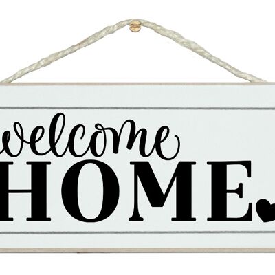 Welcome home farmhouse style. Home Signs