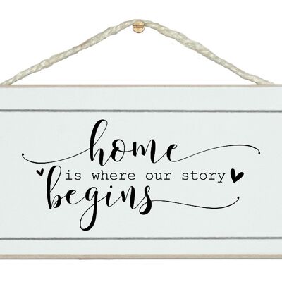 Home...story begins…Home Signs