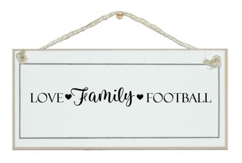 Amour, famille .... (Rugby) etc. Signes de sport 1