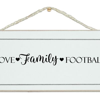 Love, Family....(Rugby) etc. Sport Signs