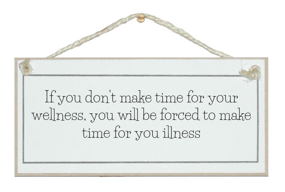 Guadagna tempo o benessere... Segni generali