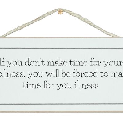 Machen Sie Zeit oder Wellness…Allgemeine Zeichen