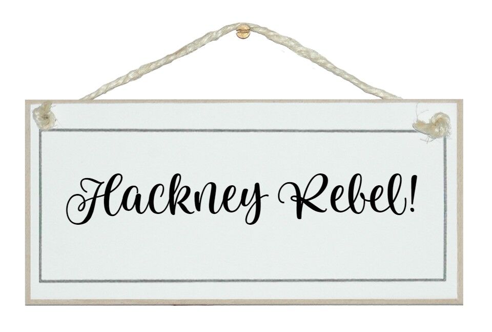 Hackney ribelle! Segni generali