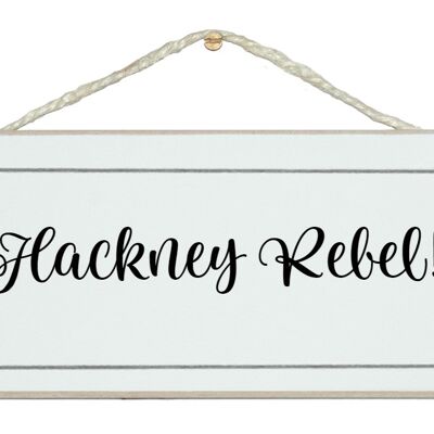 Rebelle d'Hackney ! Signes généraux