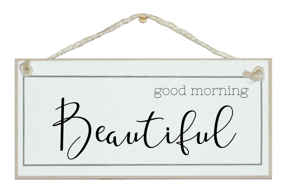 Buongiorno Bellissimi Segni Generali