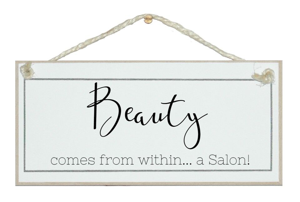 Bellezza...all'interno del salone Ladies Signs