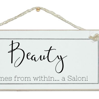 Beauty...within the salon Ladies Signs