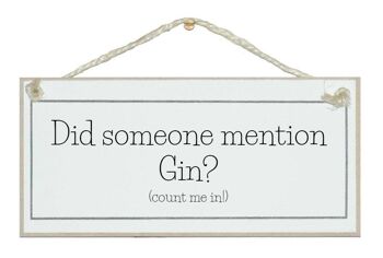 Quelqu'un a-t-il mentionné Gin ! Signes de boissons