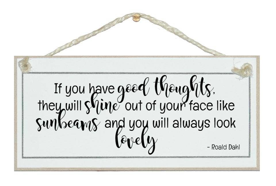 Buoni pensieri come raggi di sole... Segni generali