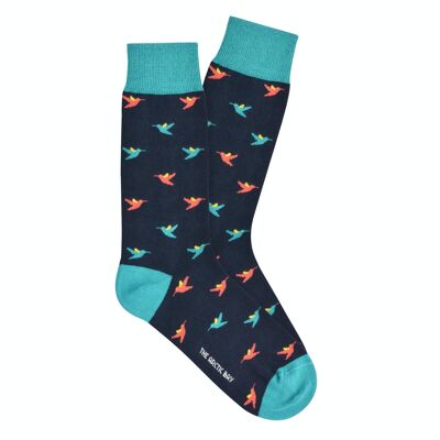 Socks Hummingbird Dark blue