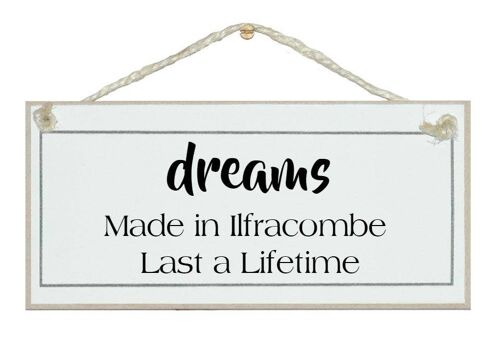 Bespoke Dreams made in…Home Signs