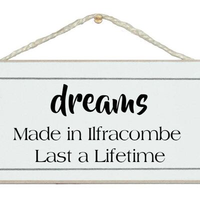 Bespoke Dreams made in…Home Signs